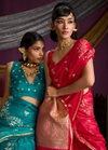 Kanthkala Indigo By Rajtex Satin Weaving Silk Wholesale Saree Suppliers In Mumbai